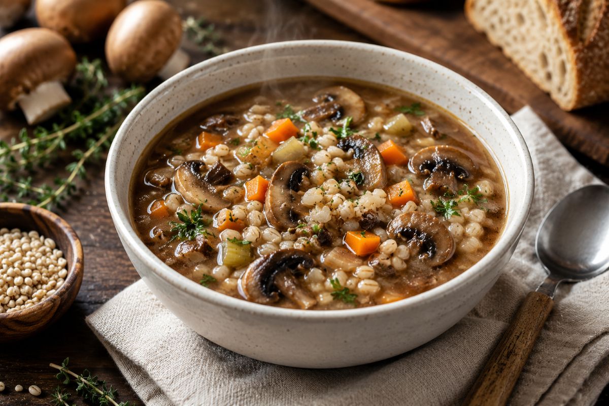 Mushroom Barley Soup: A Cozy Whole-Grain Classic