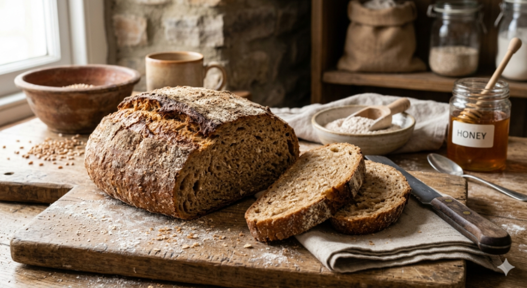 Rustic Whole Wheat Bread