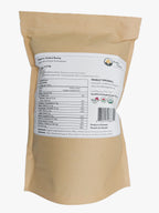 Tevally Organics certified organic hulled barley 1.5 kg package back view showing nutritional facts, ingredients, and organic certifications